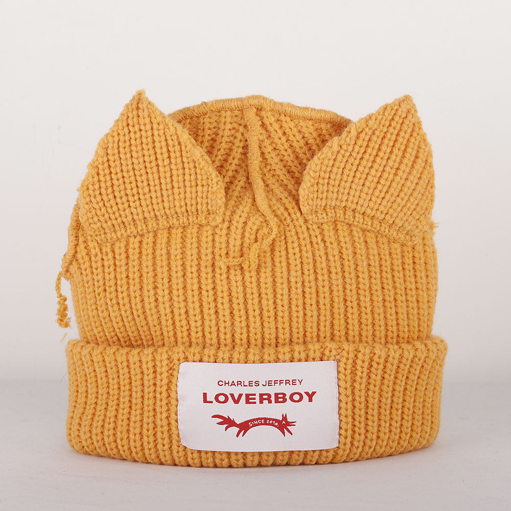 Gorro de Lana Doble Capa para Invierno — Tejido Abrigado Unisex