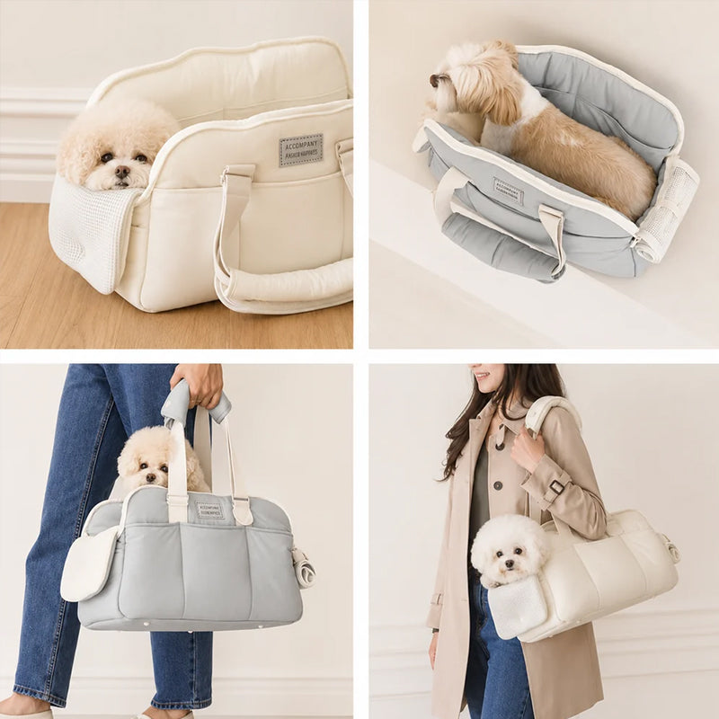 Bolso Transportador para Gatos — Abrigado, Transpirable y Gran Capacidad