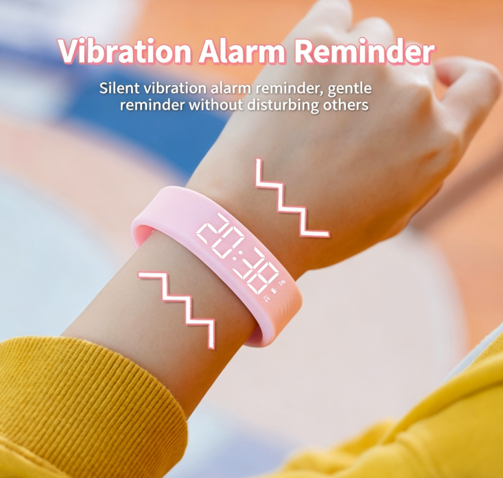 Women's Smartwatch with Pedometer, Alarm, and Water Resistance