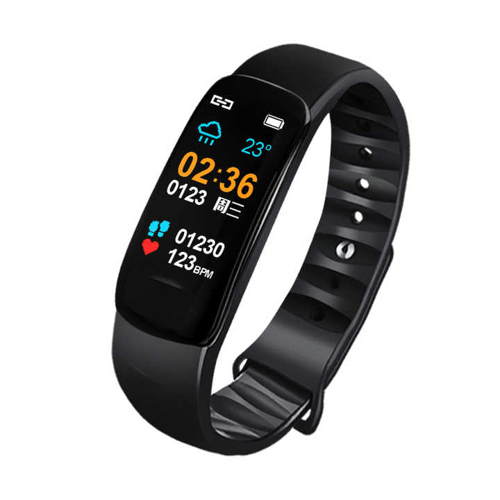 Sport Smartwatch with Vibration and Night Light — Water Resistant