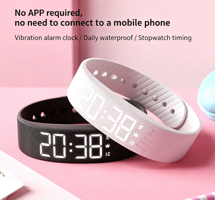 Women's Smartwatch with Pedometer, Alarm, and Water Resistance