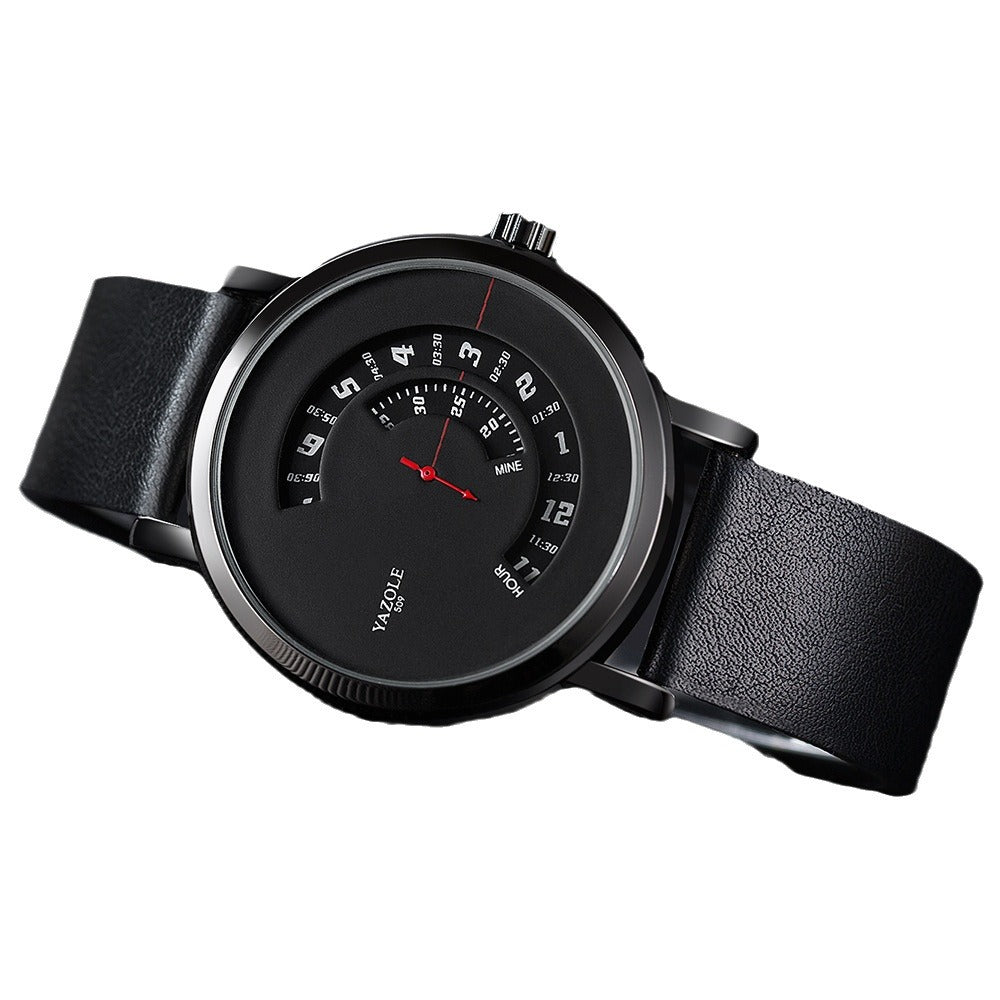 Men's Rotary Quartz Watch — Yazole Fashion