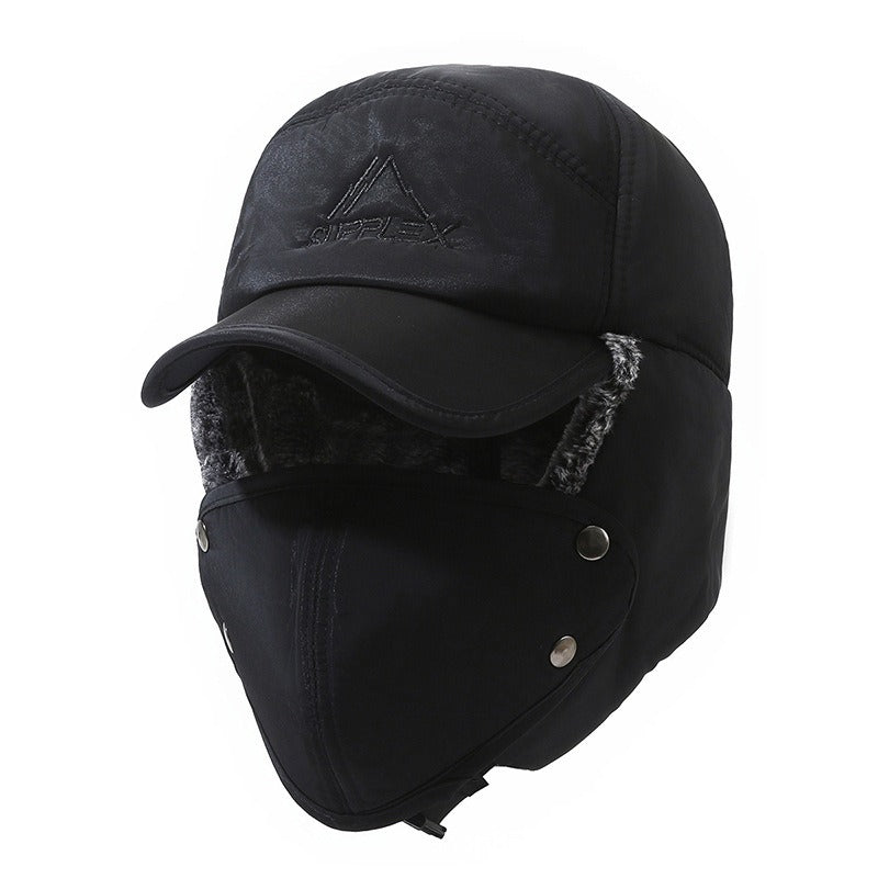 Gorra con Visera Corta y Forro Polar — Abrigo de Oídos para Ciclismo y Ski