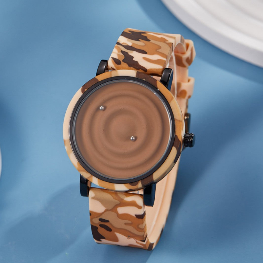 Unisex Floating Ball Silicone Watch