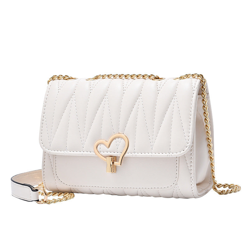 Mini Cartera con Candado Corazón y Bandolera