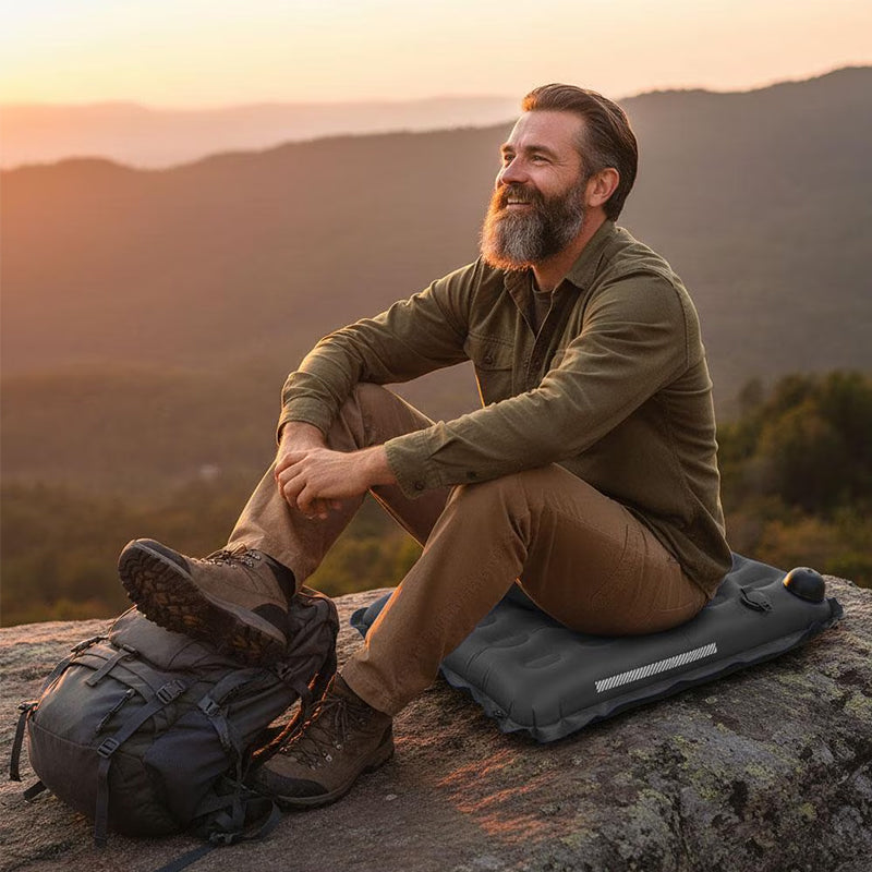 Copy of Self-Inflating Seat Cushion Thickened Camping Mat Lightweight Waterproof Foldable Stadium Chair Pad