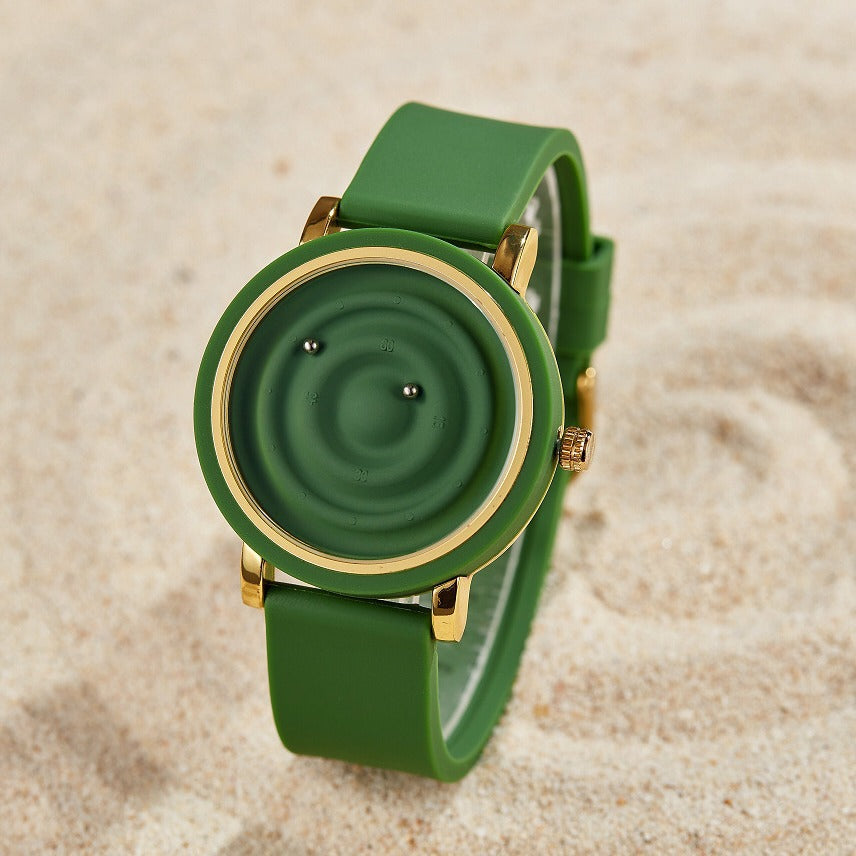 Unisex Floating Ball Silicone Watch