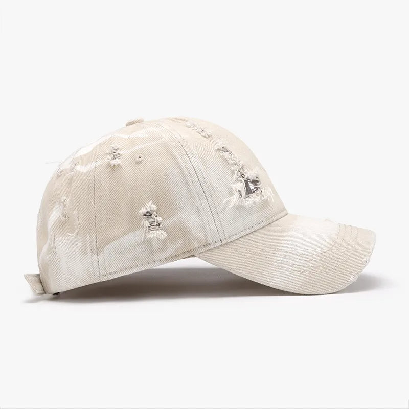 Gorra Baseball de Algodón Desgastada — Ajustable Unisex