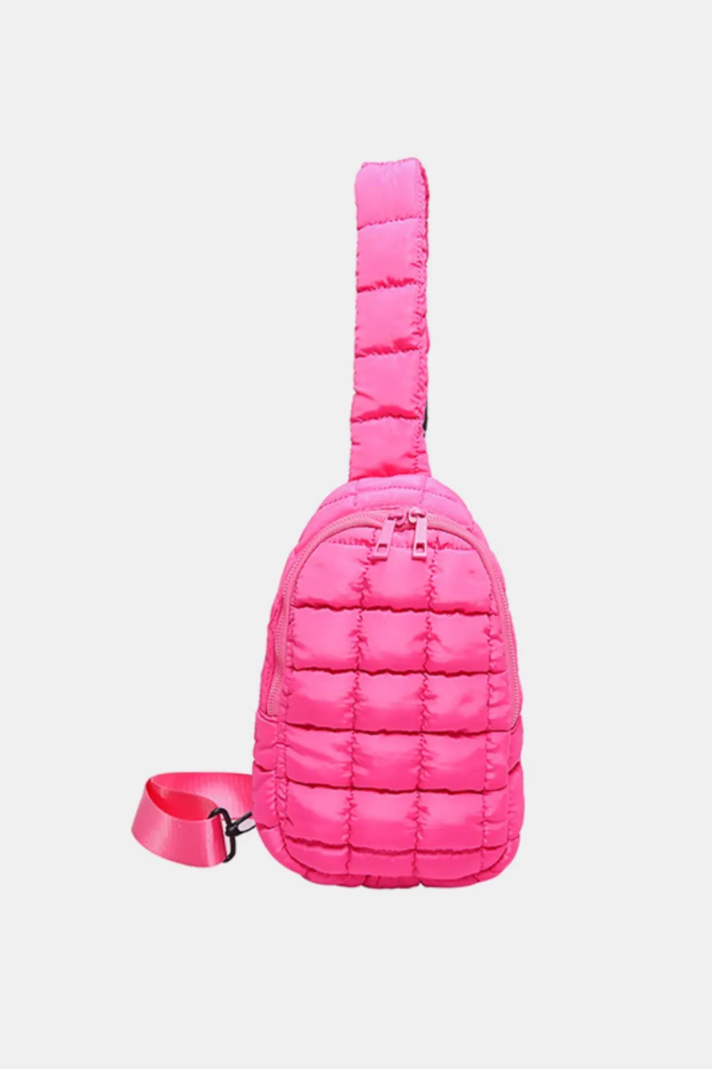 Padded Nylon Shoulder Bag