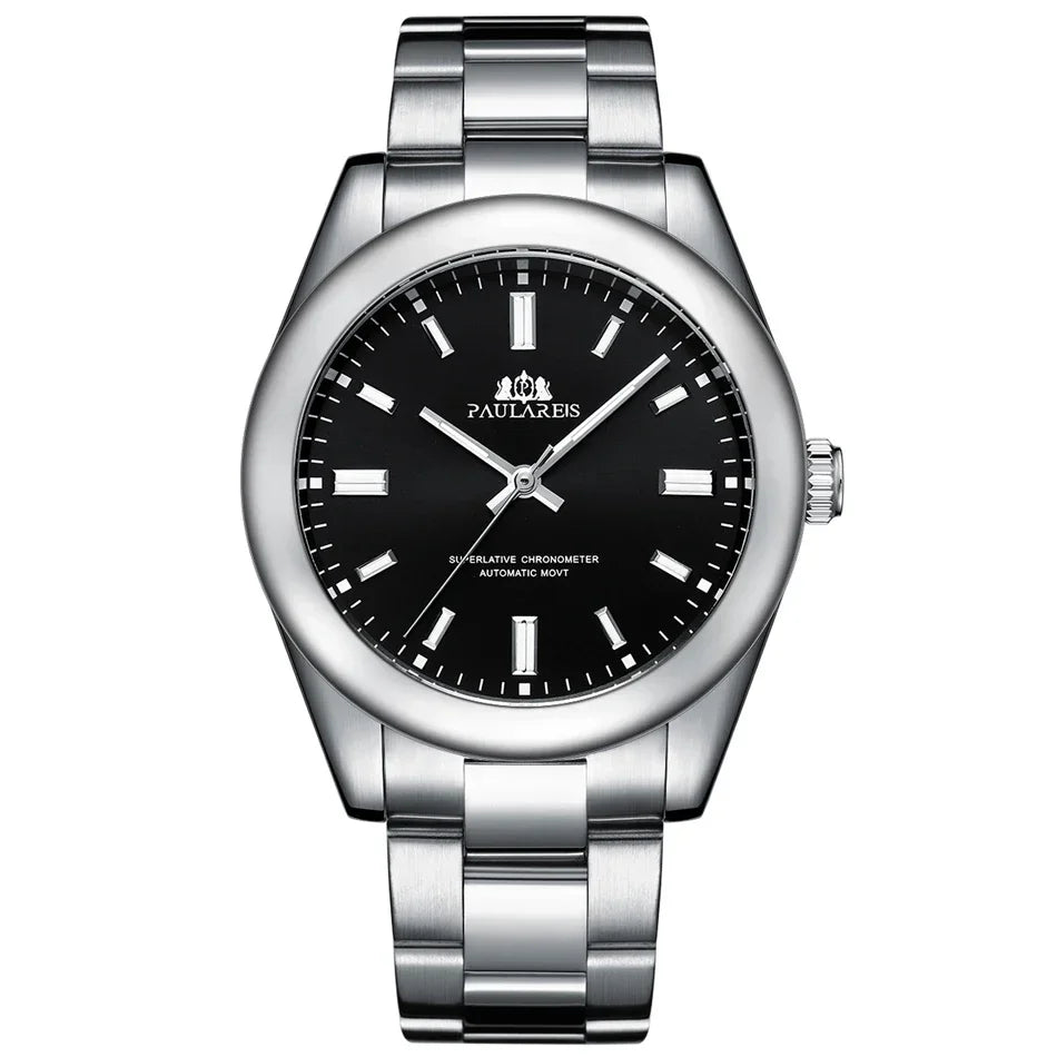 Men's Automatic Mechanical Watch — Stainless Steel Rainbow 41mm