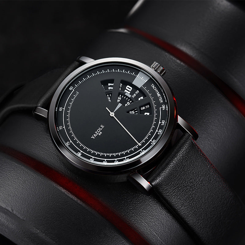 Men's Rotary Quartz Watch — Yazole Fashion
