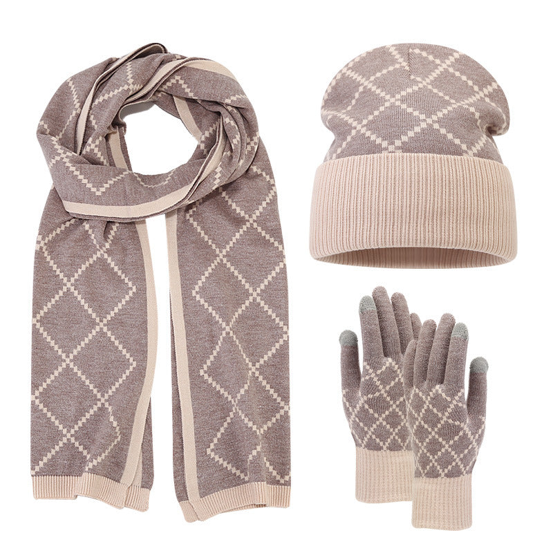 Winter Set: Beanie, Gloves and Scarf