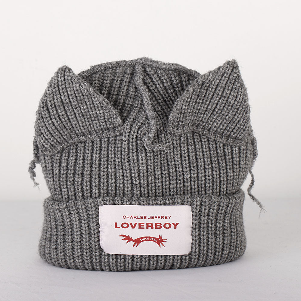 Gorro de Lana Doble Capa para Invierno — Tejido Abrigado Unisex