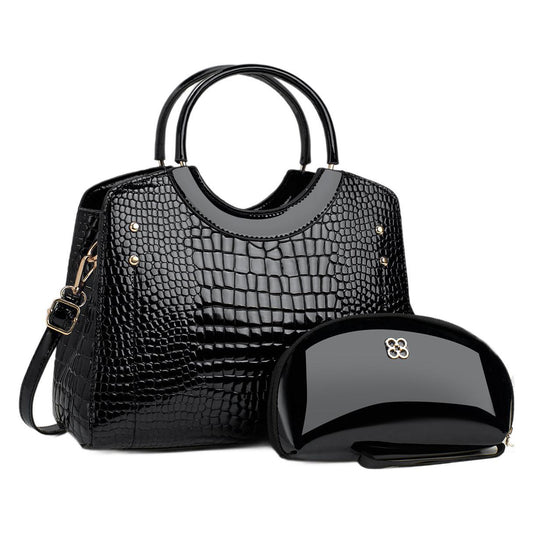 Set Madre e Hija Estampado Serpiente — Bolso Bucket
