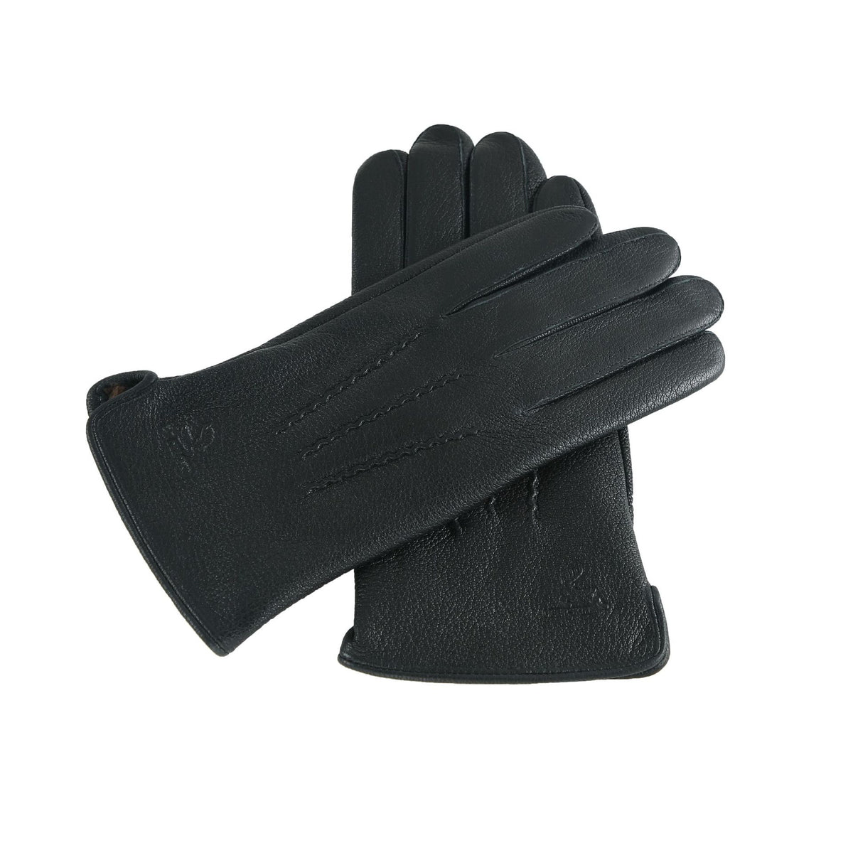 Guantes de Cuero de Cabra con Forro de Lana para Hombre — Invierno Business