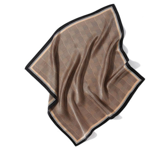 Ethnic Print Silk Scarf