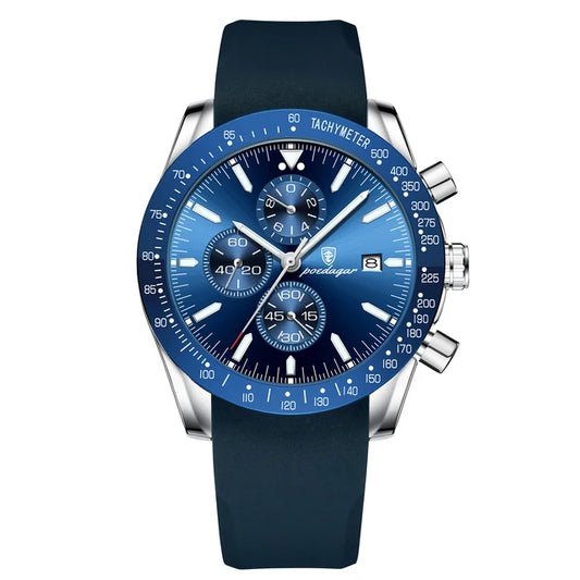 Men's Quartz Watch — Multifunctional with Luminous Nightlight Waterproof