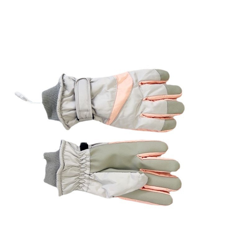 Guantes de Ski con Calefacción USB — Táctil, Impermeable y 3 Temperaturas