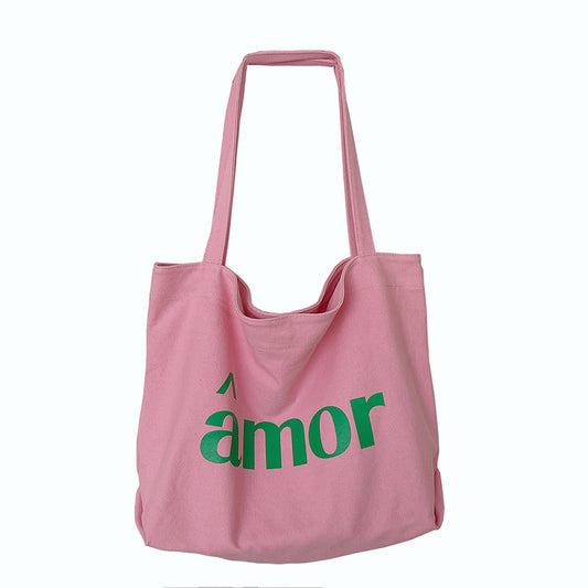 Bolso Tote de Lona Gran Capacidad