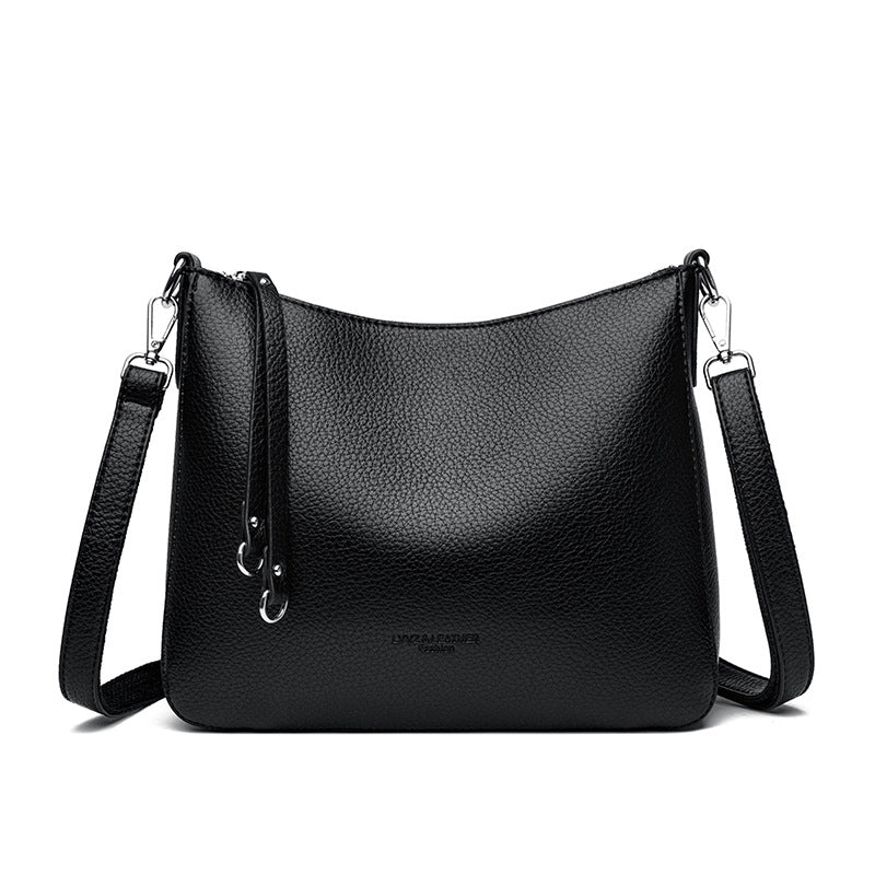 Cartera de Cuero Genuino Versátil