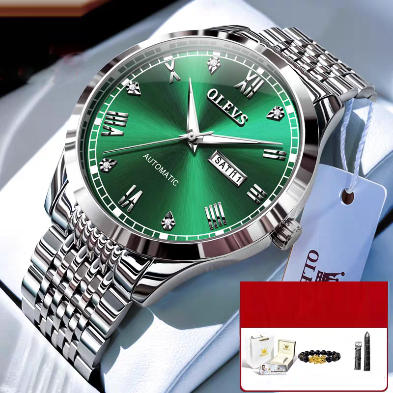 Men's Automatic Mechanical Watch — Waterproof with Luminous Display