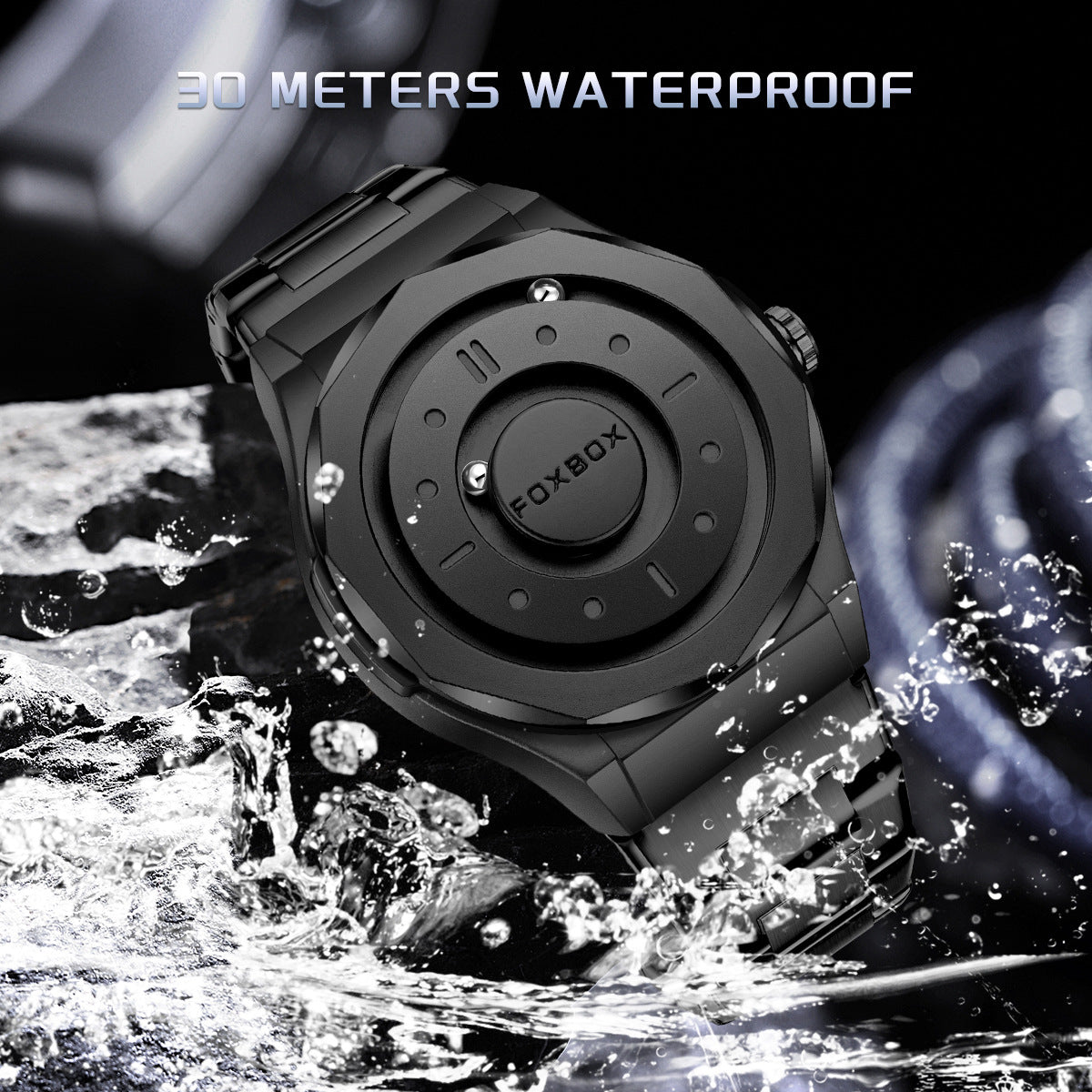 FOXBOX Magnetic Levitation Watch — Conceptual Design for Men