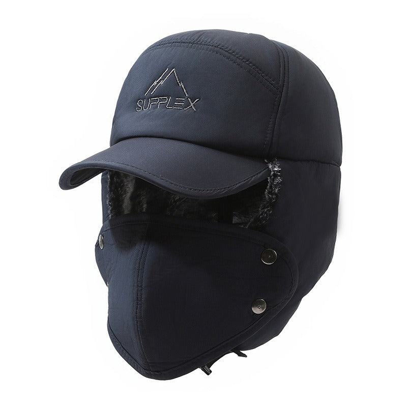 Gorra con Visera Corta y Forro Polar — Abrigo de Oídos para Ciclismo y Ski