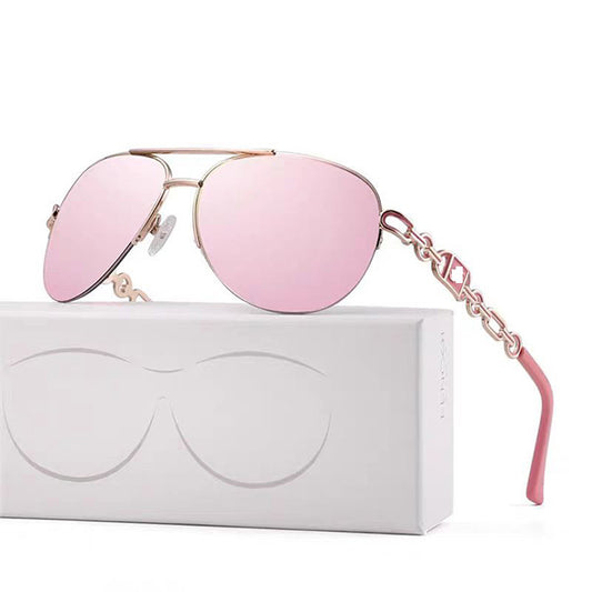 Lentes de Sol Playeros Degradé Marco Metal