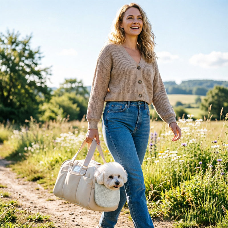 Bolso Transportador para Gatos — Abrigado, Transpirable y Gran Capacidad