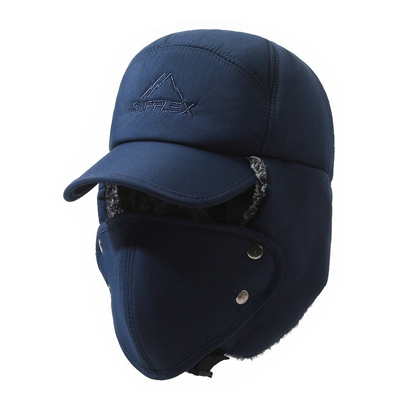Gorra con Visera Corta y Forro Polar — Abrigo de Oídos para Ciclismo y Ski