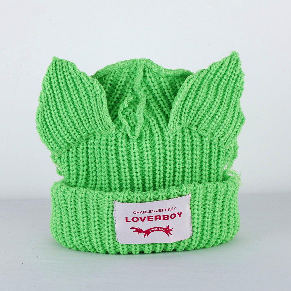 Gorro de Lana Doble Capa para Invierno — Tejido Abrigado Unisex