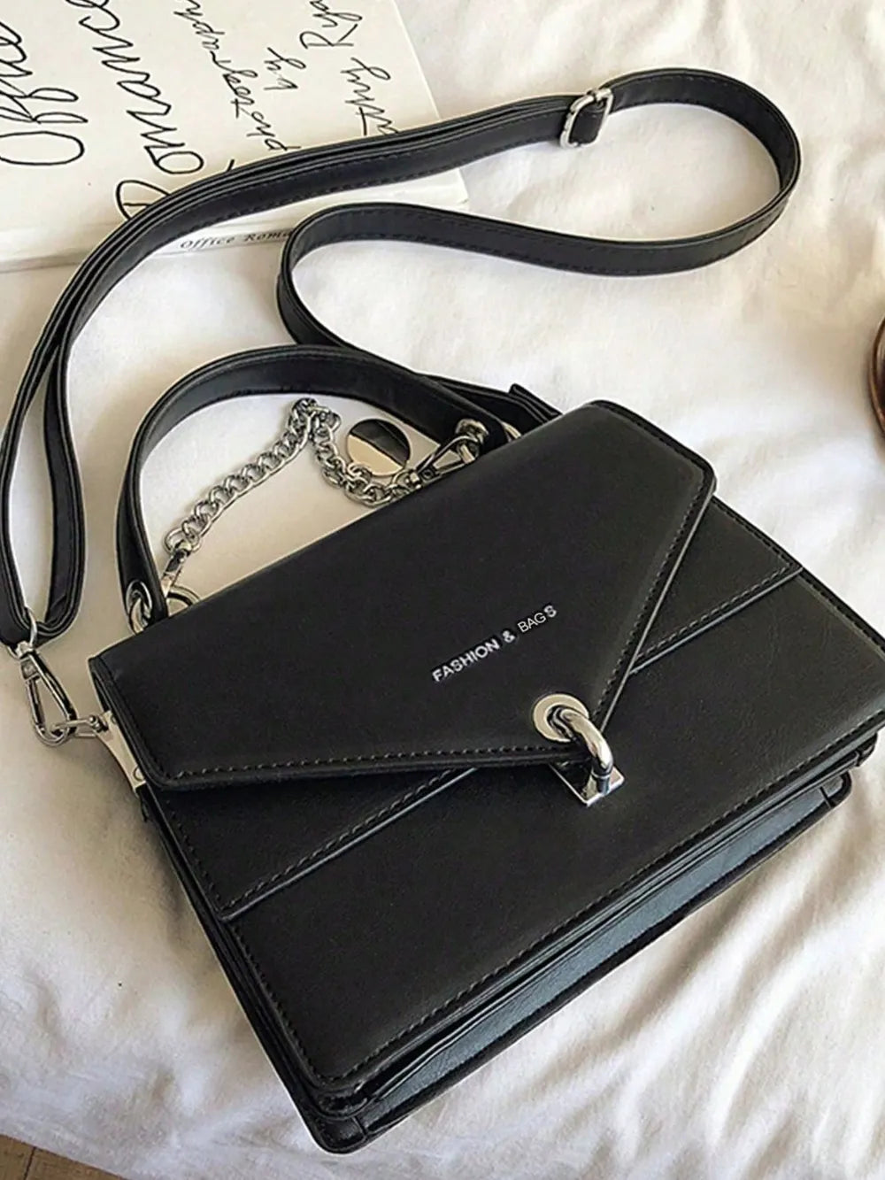 Wallet with Chain and Detachable Strap