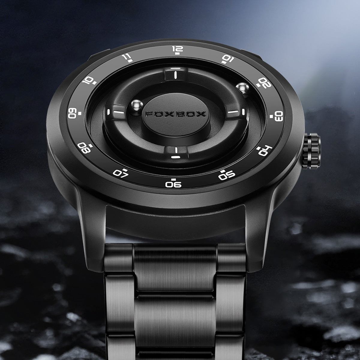 LIGE Men's Quartz Watch — Roman Numerals, Leather Strap and Multifunction
