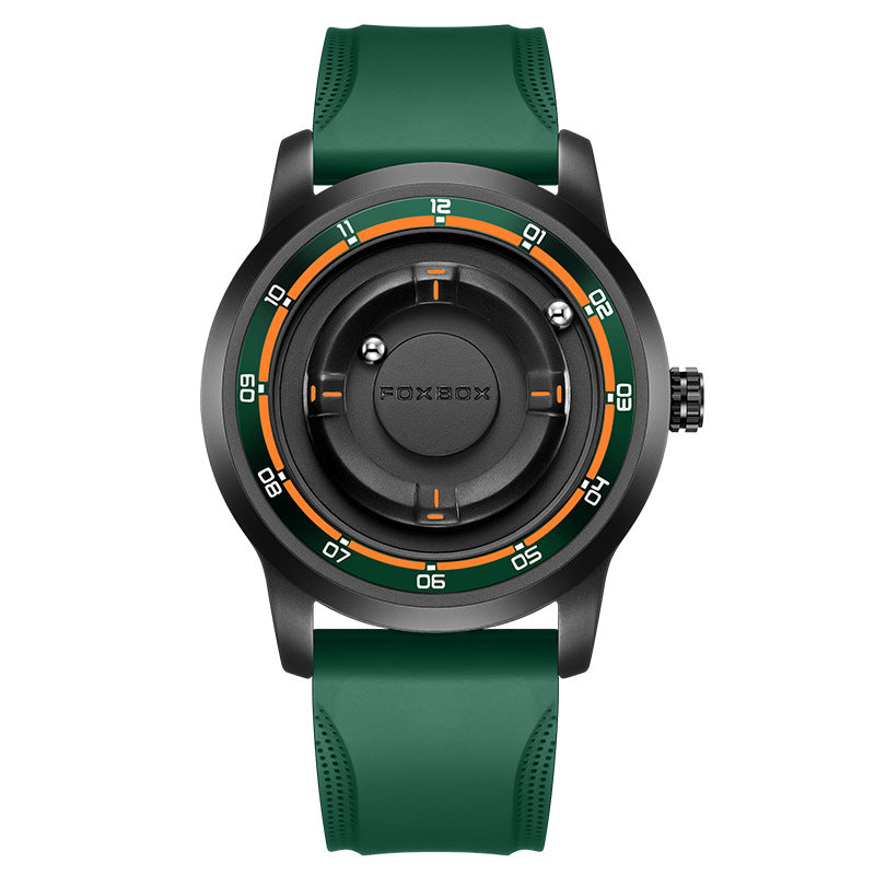 LIGE Men's Quartz Watch — Roman Numerals, Leather Strap and Multifunction