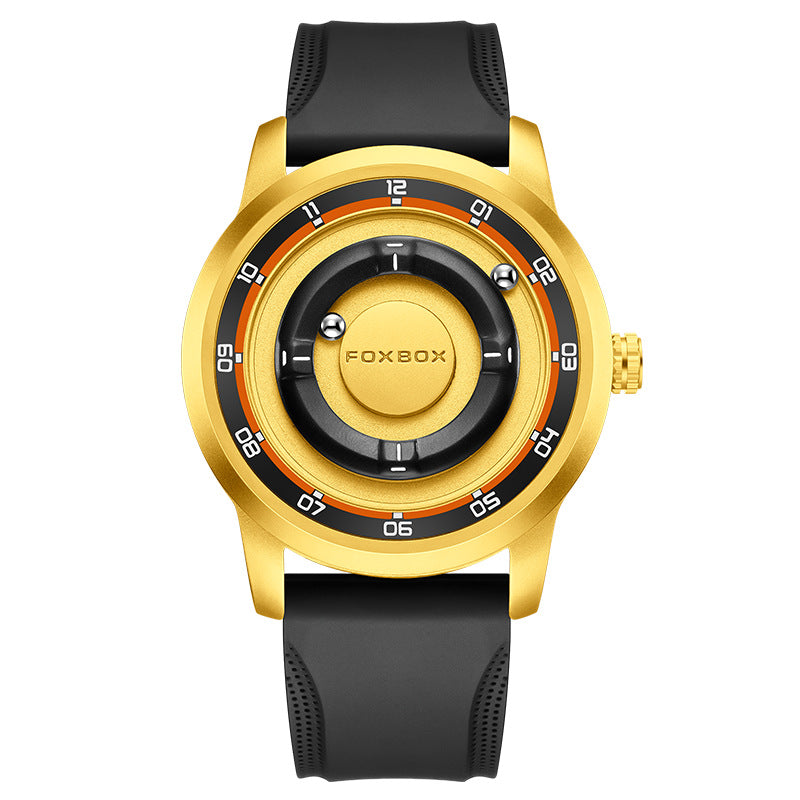 LIGE Men's Quartz Watch — Roman Numerals, Leather Strap and Multifunction