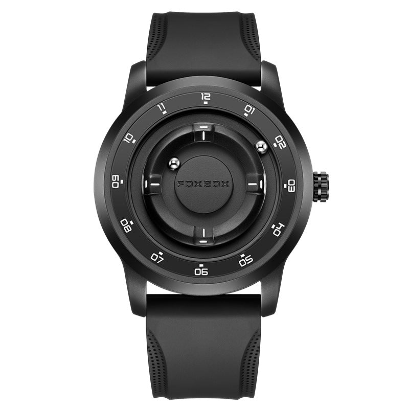 LIGE Men's Quartz Watch — Roman Numerals, Leather Strap and Multifunction