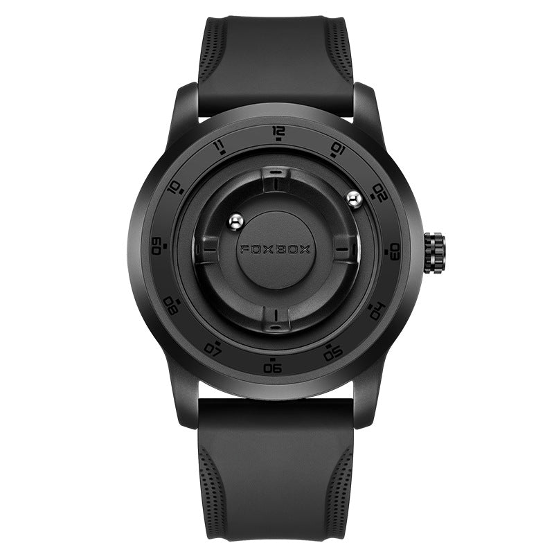 LIGE Men's Quartz Watch — Roman Numerals, Leather Strap and Multifunction