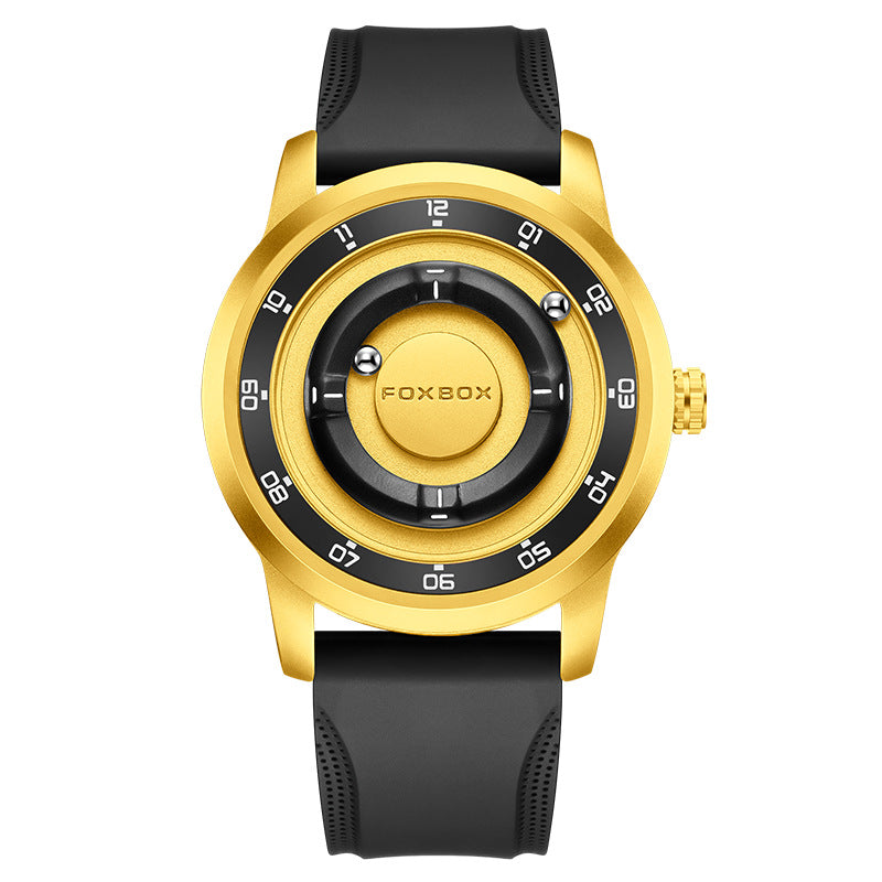 LIGE Men's Quartz Watch — Roman Numerals, Leather Strap and Multifunction